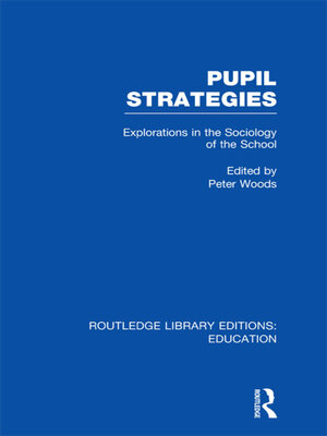 cover image of Pupil Strategies (RLE Edu L)